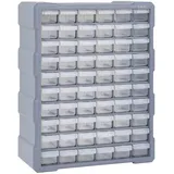 Gecheer Multi Schubladen Organizer mit 60 Schubladen Sortimentskasten Kleinteilemagazin Aufbewahrungseinheit Werkzeugschrank Bastelbox Werkzeug-Organizer Sortierkasten Sortimentskoffer 38x16x47,5 cm