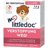 mylittledoc Verstopfung Weg! Glycerin Miniklistiere 6 Stück - Einmal Medizinprodukt auf Glycerinbasis - rektale Anwendung - Behandlung von Verstopfung - hygienisch - einfach - schnelle Linderung