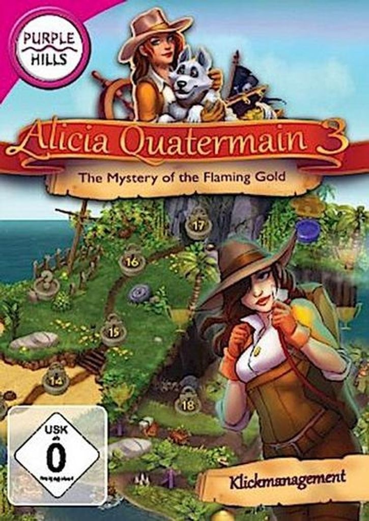 Alicia Quatermain 3, The Mystery of the Flaming Gold, 1 DVD-ROM