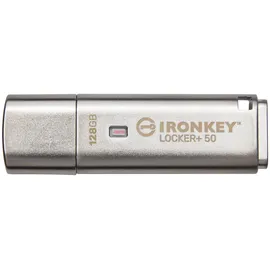 Kingston IronKey Locker+ 50 Verschlüsselter USB-Stick Metall USB 3.2 Gen1