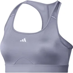 adidas PWRCT MS HIIT - Damen Sport BH, mittlerer Halt - grau - XS