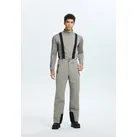 Skihose ICEPEAK "ICEPEAK FREIBERG", Herren, Gr. 54, N-Gr, grau, Obermaterial: 94% Polyester, 6% Elasthan. Futter: 94% Polyester, 6% Elasthan. Wattierung: 100% Polyester, Hosen Skihose, wasserdicht, winddicht, atmungsaktiv, schnell trocknend