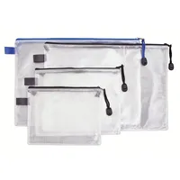 Neutralware Reißverschlussbeutel DIN A6 PVC schwarz