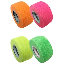LisaCare selbsthaftende Pflasterrolle 2,5cmx4,5m - Neonfarben Pflaster 4 St