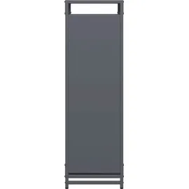 vidaXL Kaminholzregal Kaltgewalzter Stahl 44 x 28 x 90 cm Anthrazit