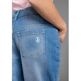 delmao Loose-fit-Jeans in blue stone washed), | Gr.: 182