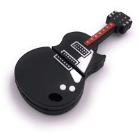 Onwomania Gitarre in Schwarz Funny USB Stick 64 GB USB 3.0 Speicherstick USB-Datenträger