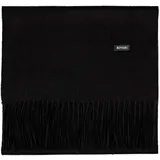 Bovari Kaschmir Schal Damen – 100% Kaschmir/Cashmere – Premium Qualität – 180 x 31 cm - viele Farben (schwarz/black) - M