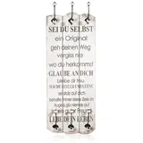 MuCoLa Garderobenpaneel Mucola 100 cm Weiß