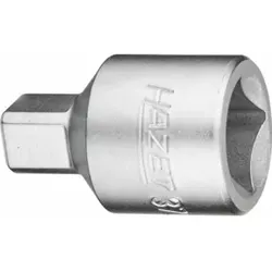 HAZET Öldienst-Schraubendreher-Steckschlüsseleinsatz 3702-1 Vierkant hohl 12,5 mm (1/2 Zoll) Innen-Vierkant Profil 10