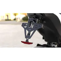 Highsider Kennzeichenhalter Akron-RS Pro für Motorrad Yamaha XSR 900 16-21 Schwarz