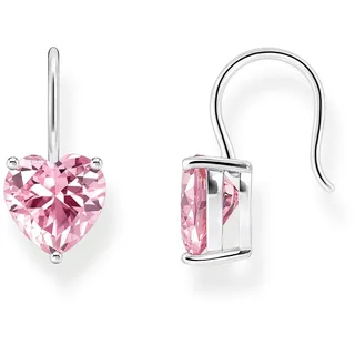 Thomas Sabo Ohrhänger mit pinkfarbenem Zirkonia-Herz Silber Ohrringe Damen (88.99 € / )