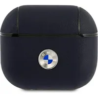 BMW BMA3SSLNA AirPods 3 Navy Geniune Leder Silber Logo