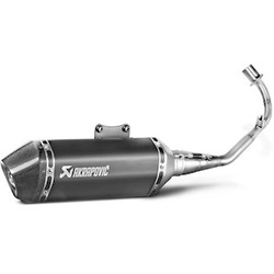 Scooter-Line Auspuffsystem mit EG-BE Titan, Carbon, Edelstahl