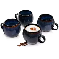 Sänger Tokio Cappuccinotassen Set 4-tlg. dunkelblau