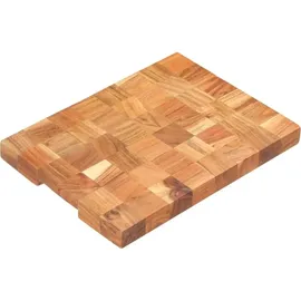 vidaXL Hackblock Akazie 1-tlg. 60 x 40 x 3,8 cm Braun