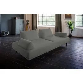 KAWOLA Sofa CANE Schlafsofa Daybed Stoff taupe