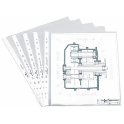 Durable 2660, 210 x 297 mm (A4), Transparent, Polypropylen (PP), Porträt, Oben,