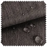 novely® Stoff OXFORD 350D Outdoor-Stoff Leinen-Look Mélange Polsterstoff, Wasserabweisend, Outdoor, Meterware, 1lfm braun