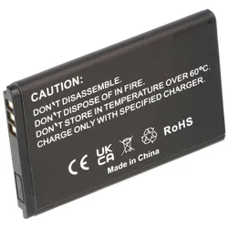 AccuCell Akku passend für PEAQ PMP300 Handyakku PMP 300 Seniorentelefon, Großtastentelefon 3,7V 900mAh