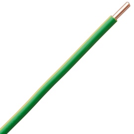 Kopp 154905004 Aderleitung H07 VU, 1 x 10 mm2, 5 m, grün/gelb