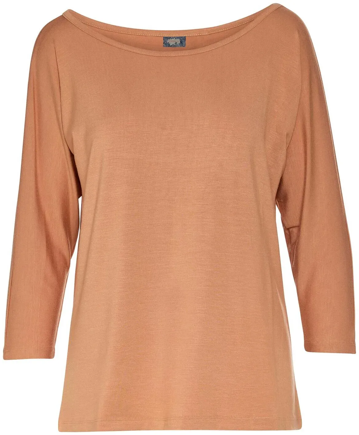 Essenza Damen Top Donna Uni 7/8 Arm bright terra S - orange