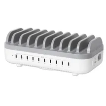 Manhattan 10-Port USB-Power Delivery-Ladestation