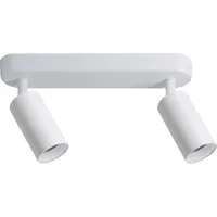 LUXULA 2-flammig schwenkbar Aluminium weiß