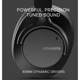 Urbanista Urbanista, Valencia Bluetooth Noise Cancelling Kopfhörer, Schwarz - Schwarz