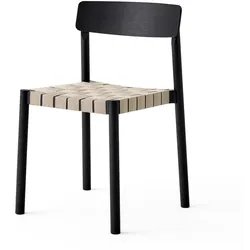 &Tradition - Betty TK1 Stuhl, schwarz / natur