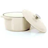 Echtwerk Schmortopf 22,5 cm creme