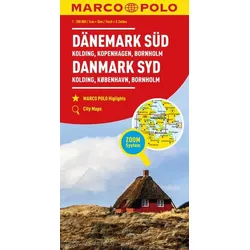 MARCO POLO Regionalkarte Dänemark Süd 1:200.000