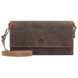Greenburry Clutch Vintage, Leder braun