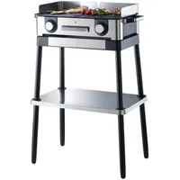 WMF Elektro-Standgrill LONO Master-Grill, 2400 W, mit passendem Standfuß silberfarben