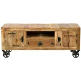 SIT Möbel Rustic TV-Lowboard 1400 mm natur antik