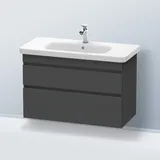 Duravit Waschtischunterschrank 2 Auszüge 93 x 61 x 44,8 cm Grau Matt