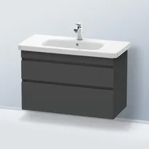 Duravit Waschtischunterschrank 2 Auszüge 93 x 61 x 44,8 cm Grau Matt