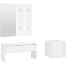 vidaXL Modell 3 Flurmöbel-Set 120x40x180 weiß