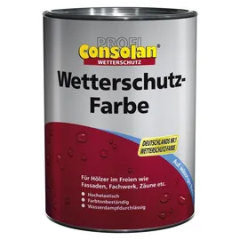 Consolan Wetterschutzfarbe Schwedenrot 10 l