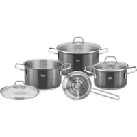 ELO Topfset Twice Select 4tlg., Pfanne + Kochtopf, Grau