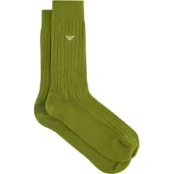 Emporio Armani für Herren. EM000532_AF13203 Socken Regenbogen grün (L-XL), Heimtextilien, Baumwolle