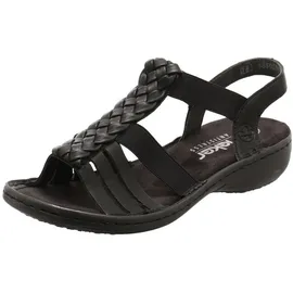Rieker Keilsandaletten Damen Schwarz 39