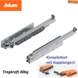 Blum Movento Vollauszug 520mm inkl. Kupplungen (760H5200S,