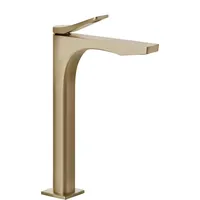 GESSI Rilievo, Waschtisch-Einhebelmischer ohne Ablaufgarnitur, - warm bronze gebürstet