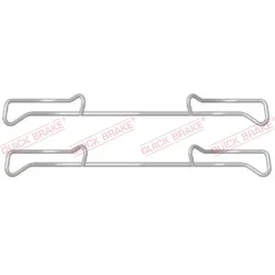 QUICK BRAKE Zubehörsatz, Scheibenbremsbelag links rechts  109-1678