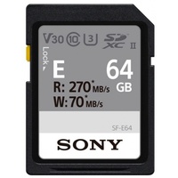 Sony SDXC SF-E 64GB Class 10 UHS-II
