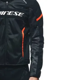 Dainese Air Frame 3 Tex Jacke - Schwarz/Neon-Rot / 54