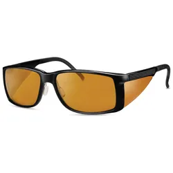 Sonnenbrille ESCHENBACH OPTIK "ambelis", Damen, schwarz, casual, Brillen, Federscharniere, mit anpassbaren Stegarmen