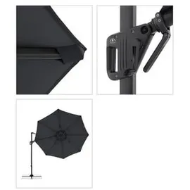 Doppler Life Side Ø 310 cm Schwarz
