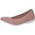 CAPRICE Damen Ballerinas Glitzer Bequem, Rosa (Rose Knit), 39 EU
